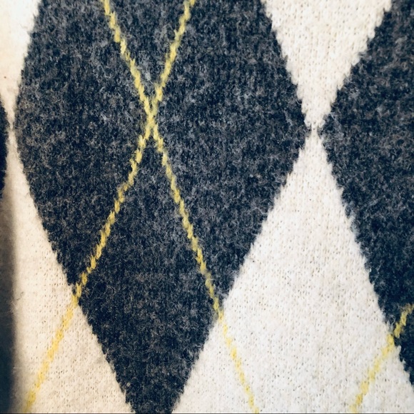 Pringle X H&M Argyle Knit Turtleneck Sweater Dress XS - Picture 8 of 11